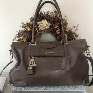 Vera Pelle Italian leather shoulder crossbody bag